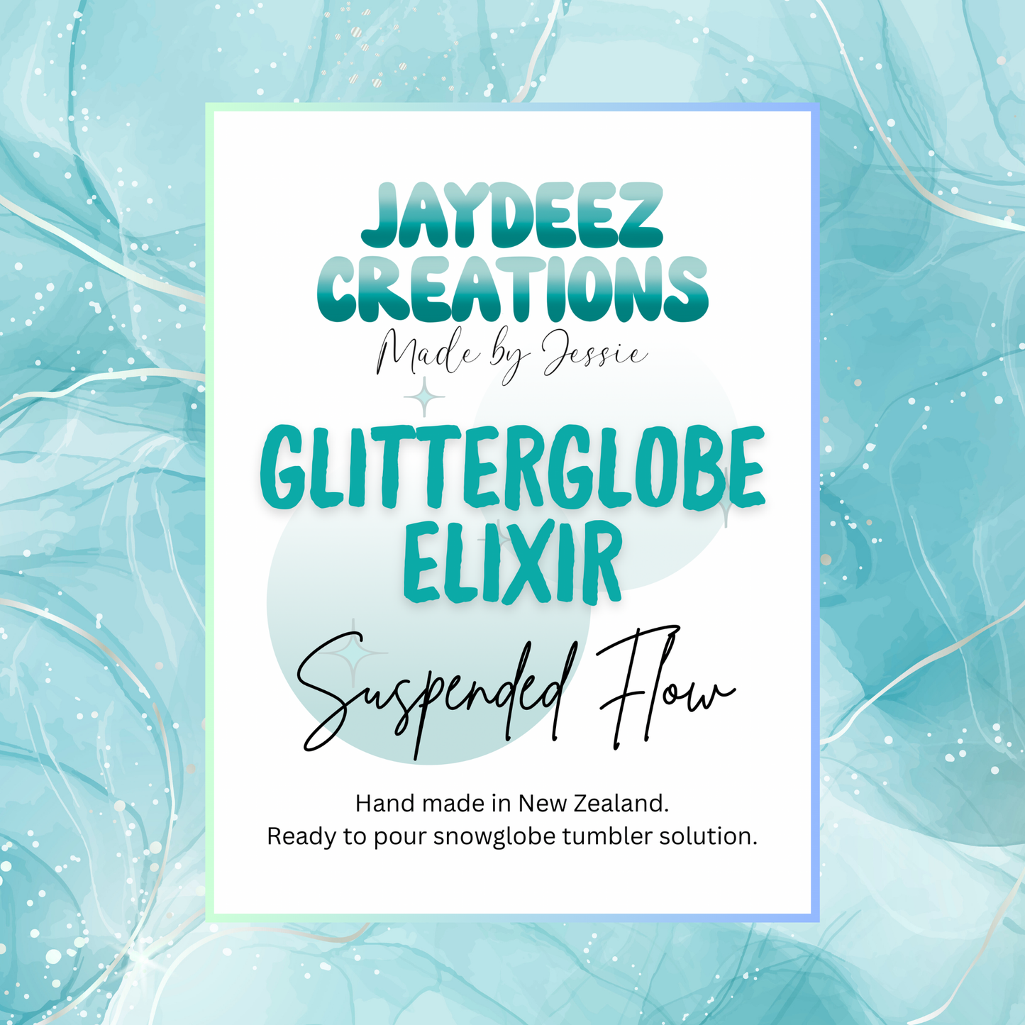 Glitter Globe Elixir - Suspended Flow