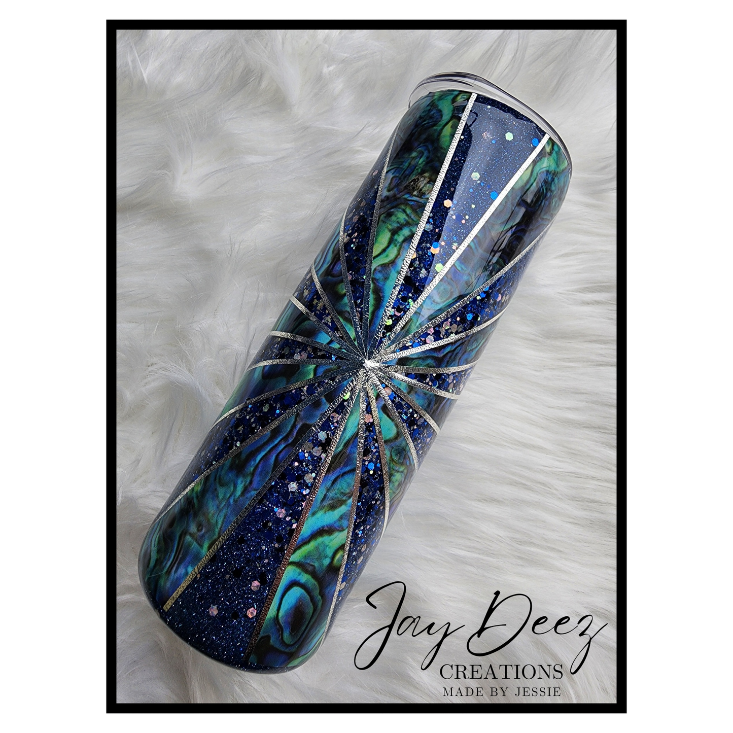 20oz stainless steel tumbler.