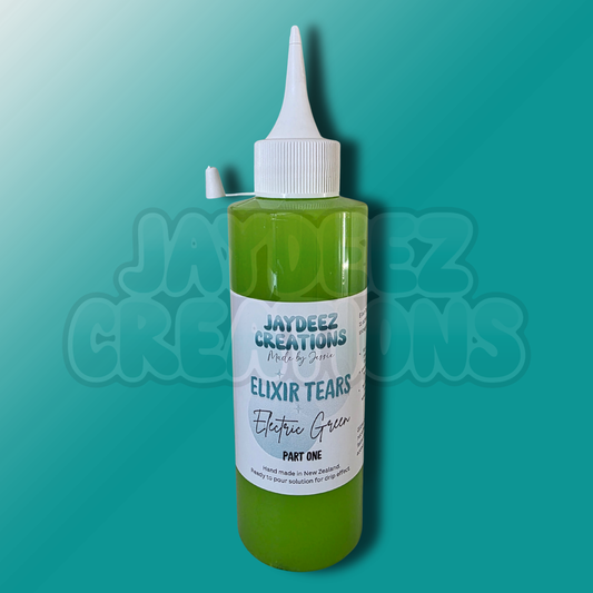 Elixir tears - electric green